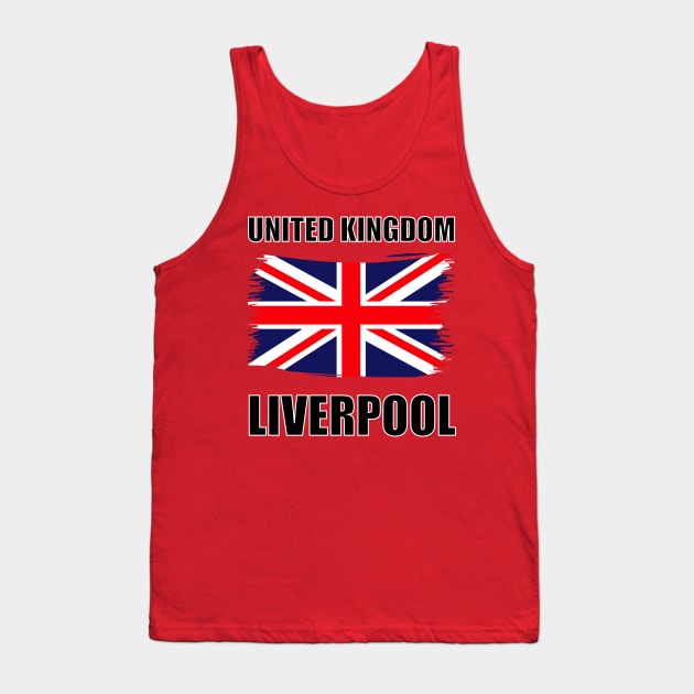 United Kingdom Liverpool Tank Top by TrickyGraphics